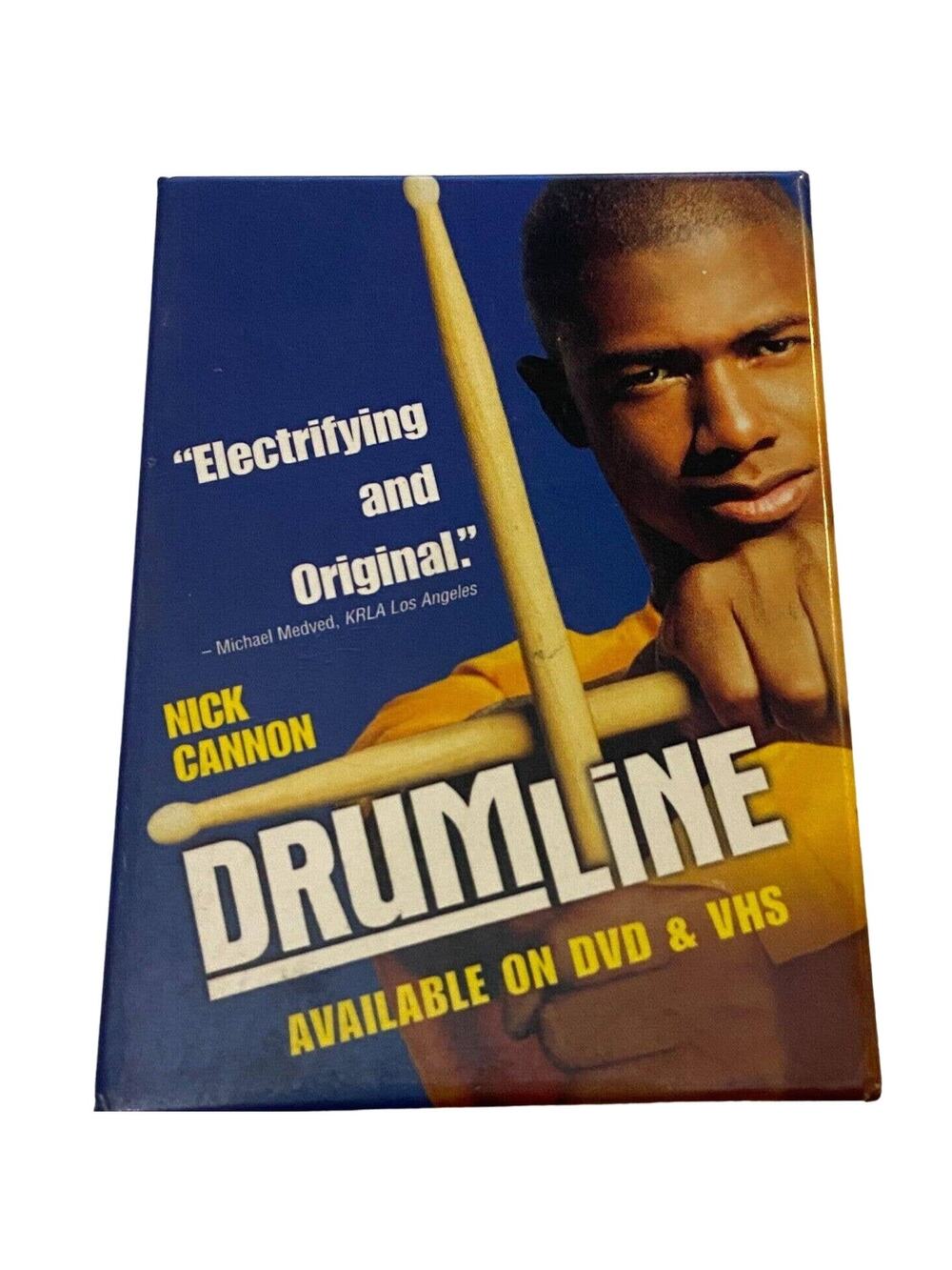 Vtg Drumline Pin 2003 Exclusive Advertising Promotional Pinback Button